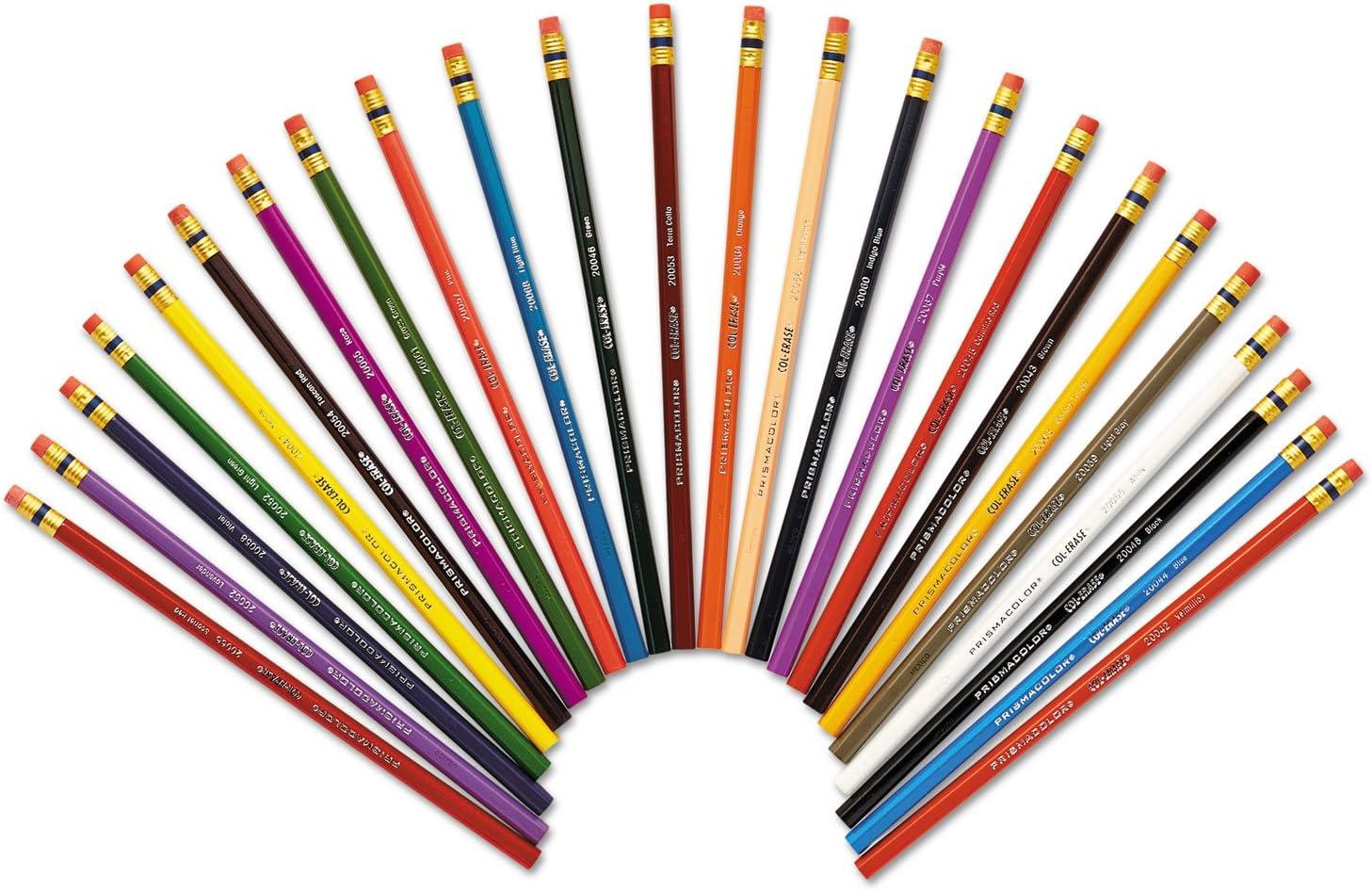 Prismacolor Col-Erase Erasable Colored Pencils, Adult Coloring, 12 Pack(24 Count) - view 2