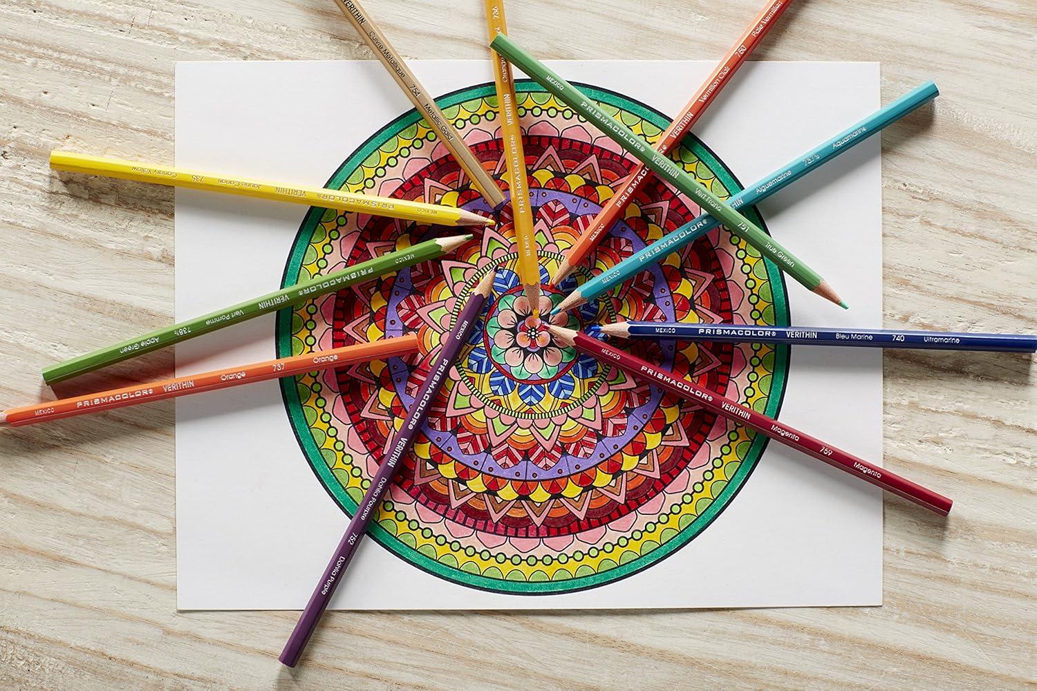 Prismacolor 2476 Verithin Coloured Pencils, Assorted Colours, 12-Count(24 Count (Pack of 1)) - view 7