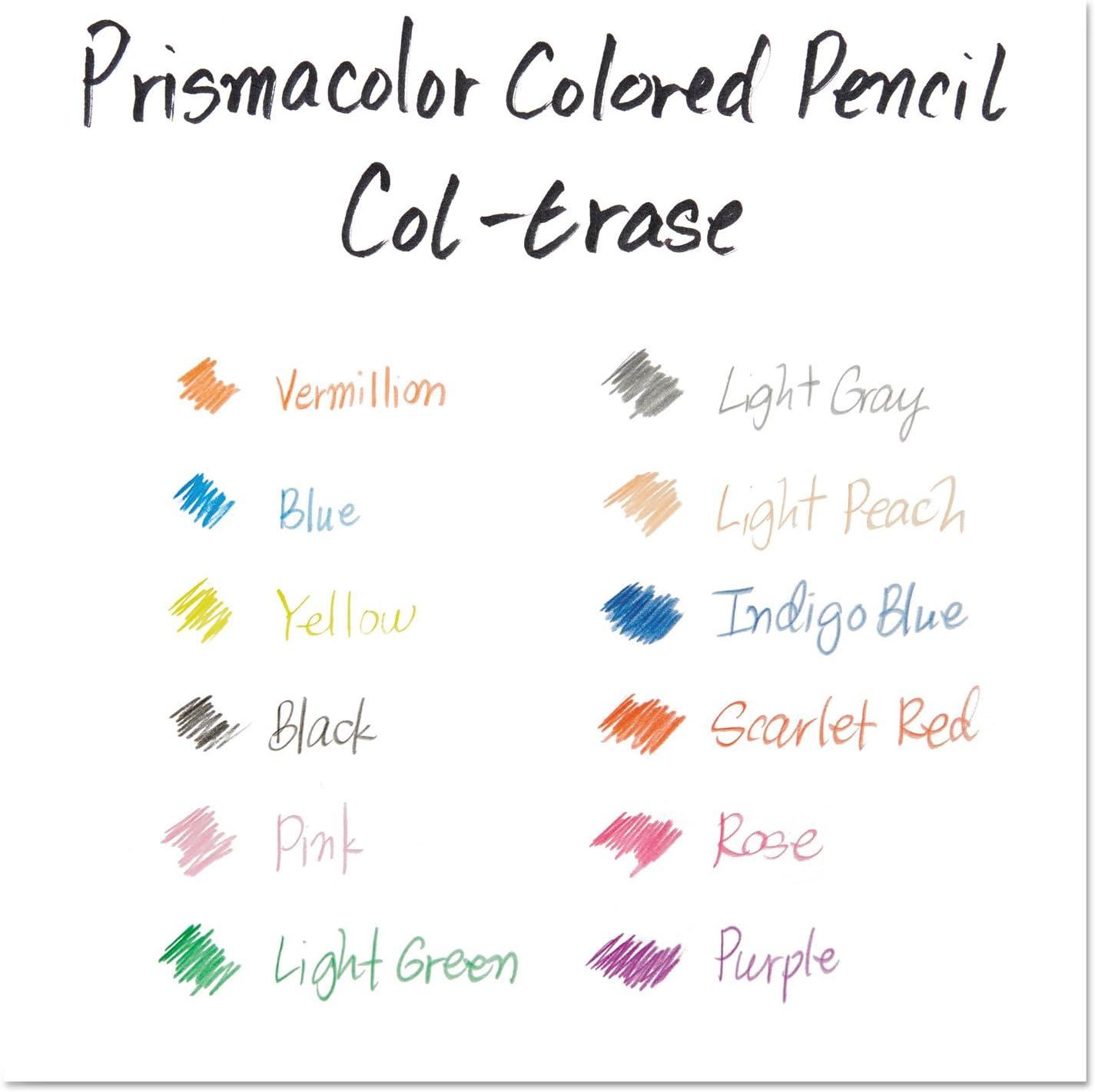 Prismacolor Col-Erase Erasable Colored Pencil, Green, 12 Count(Scarlet Red) - view 3