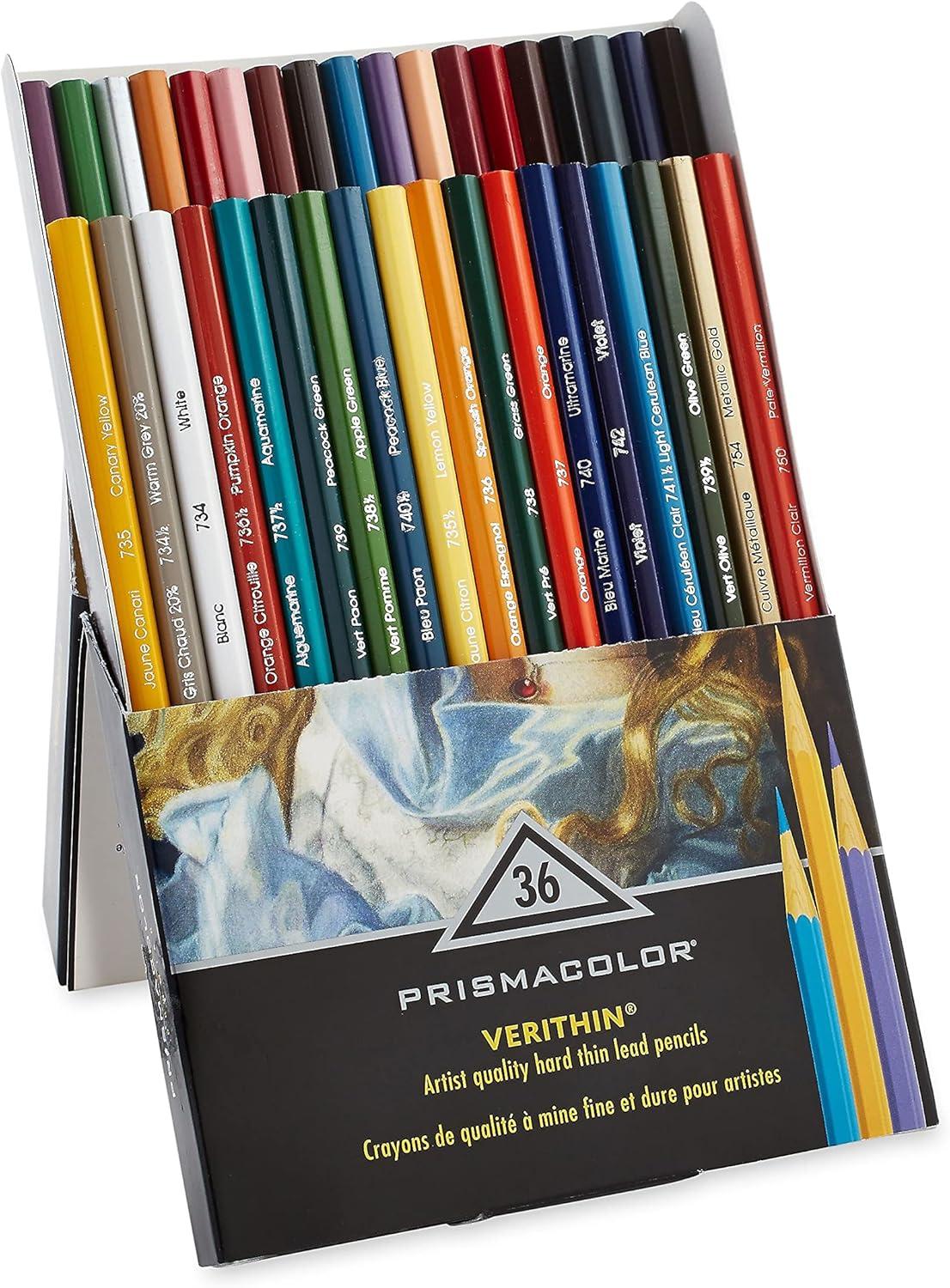 Prismacolor 2476 Verithin Coloured Pencils, Assorted Colours, 12-Count(36 Count (Pack of 1)) - view 3