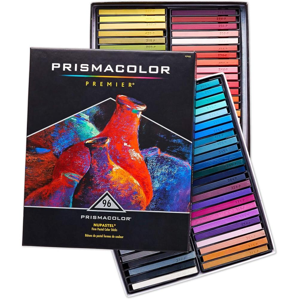 Prismacolor Premier NuPastel Firm Pastel Color Sticks, 96 Pack(96 Count (Pack of 1))