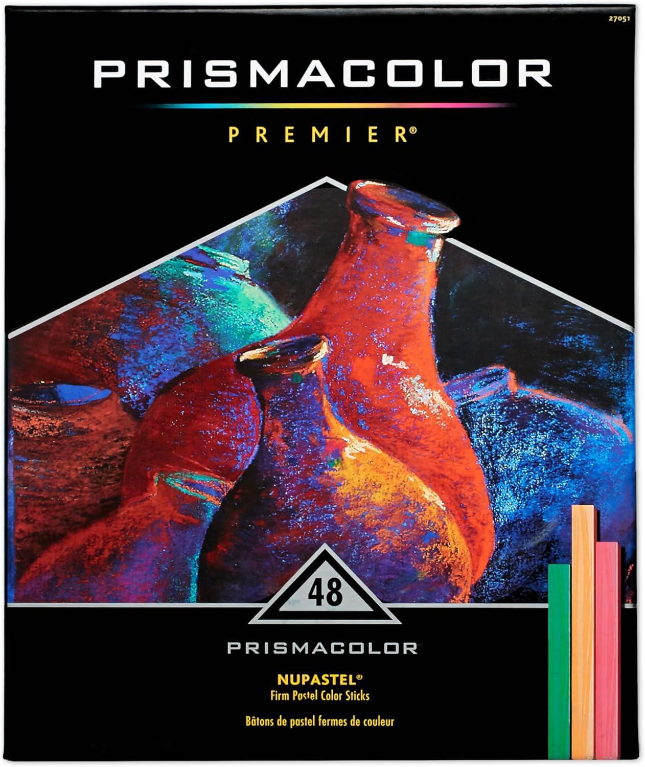 Prismacolor Premier Nupastel Firm Pastel Color Sticks, Adult Coloring, 48 Pack(48 Count (Pack of 1)) - view 2