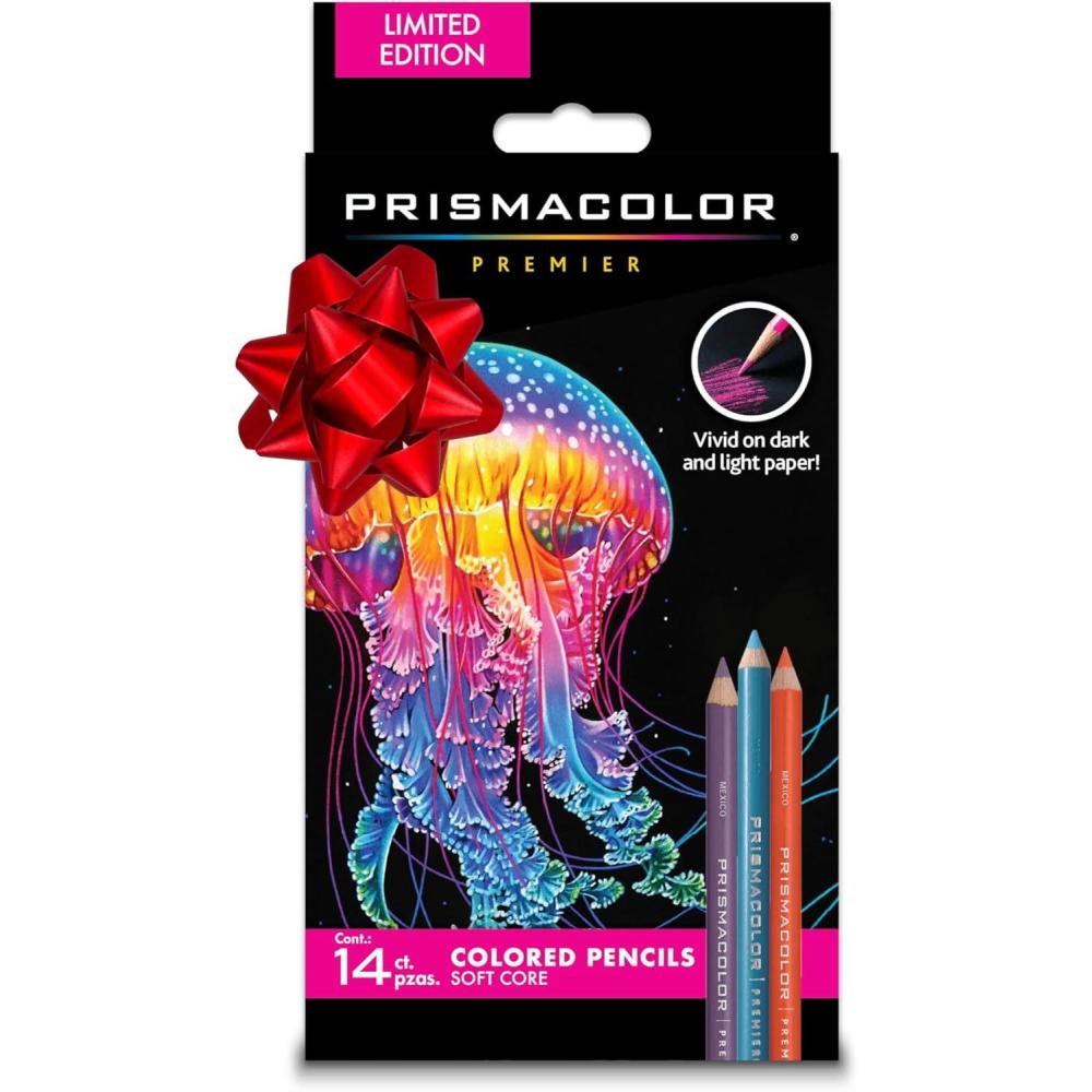 Prismacolor Technique Animal Drawing Set, Includes Colored Pencils and Step-by-Step Drawing Tutorials, Assorted Colors, 12 Count(NEW Night Sky)