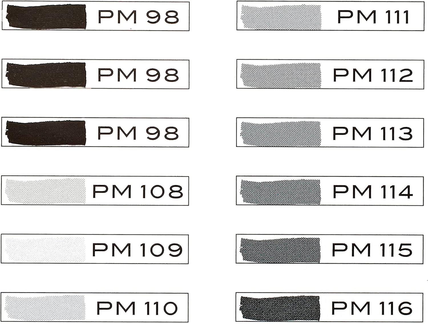 Prismacolor Premier Double-Ended Art Markers Fine And Chisel Tip Manga Colors Adult Coloring 12 Pack(Cool Grey) - view 6